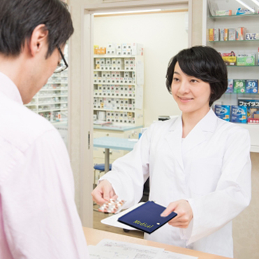 マスクケース「peace」ネイビー